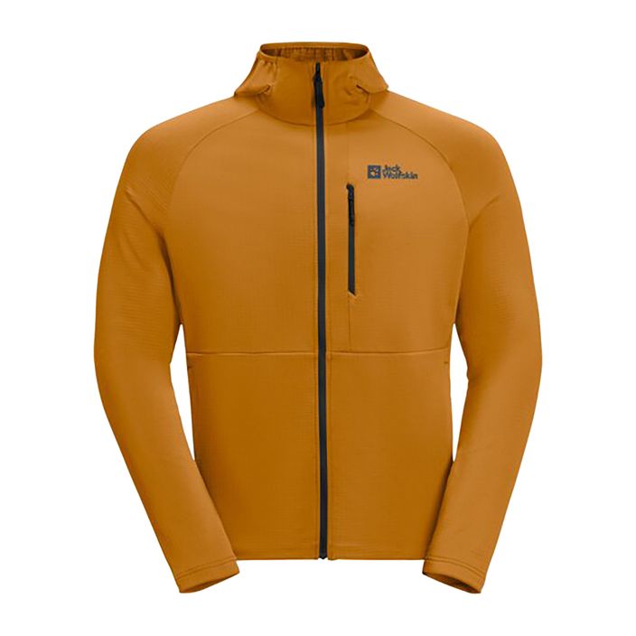 Bluza polarowa męska Jack Wolfskin Kolbenberg Hooded Fz safflower 2