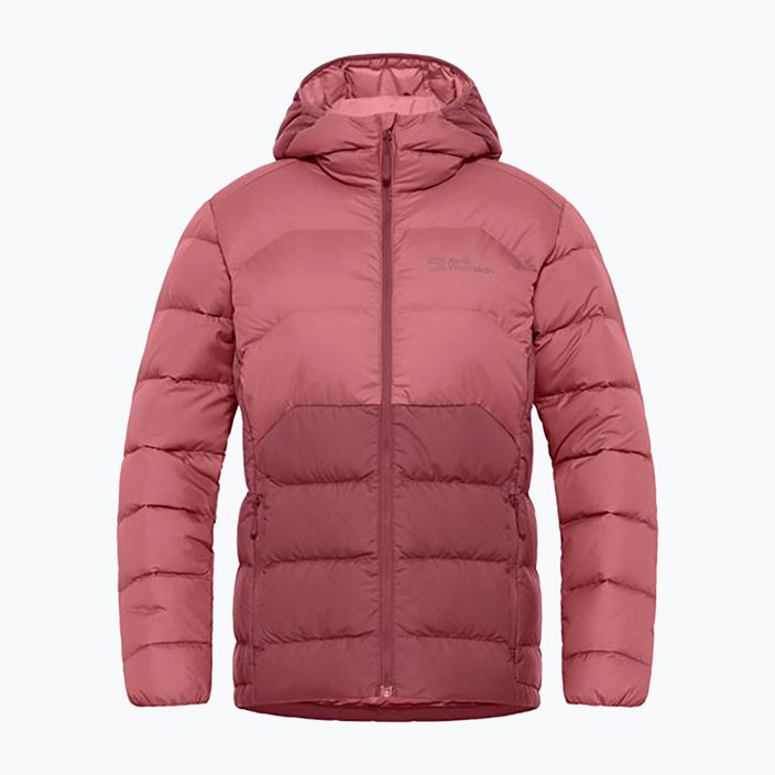 Kurtka puchowa damska Jack Wolfskin Ather Down Hoody red ochre 8