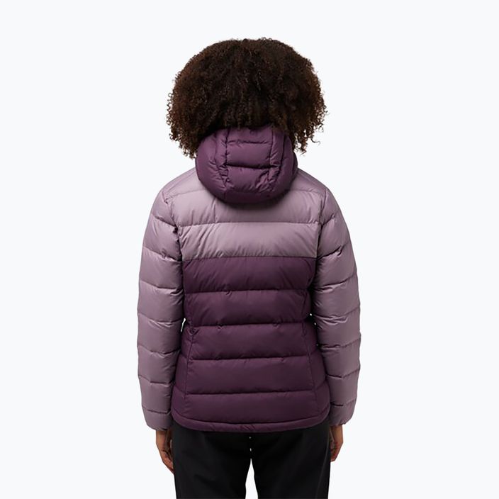 Kurtka puchowa damska Jack Wolfskin Ather Down Hoody midnight plum 2