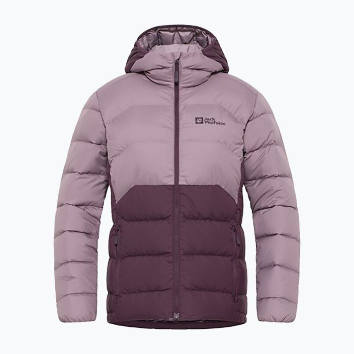 Kurtka puchowa damska Jack Wolfskin Ather Down Hoody midnight plum 7