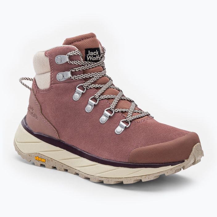 Buty turystyczne damskie Jack Wolfskin Terraventure Urban Mid rose/white