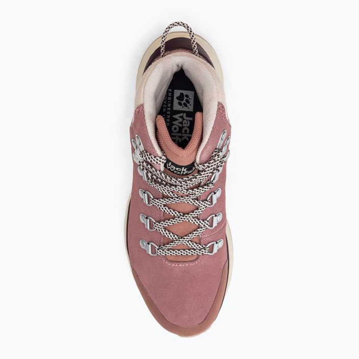 Buty turystyczne damskie Jack Wolfskin Terraventure Urban Mid rose/white 6