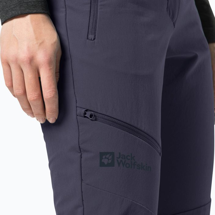 Spodnie softshell damskie Jack Wolfskin Holdsteig graphite 7