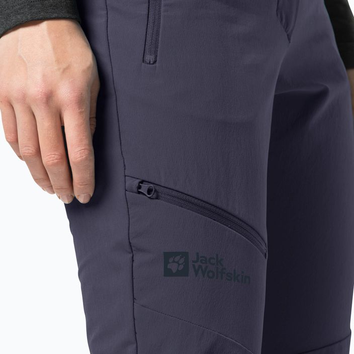 Spodnie softshell damskie Jack Wolfskin Holdsteig graphite 8