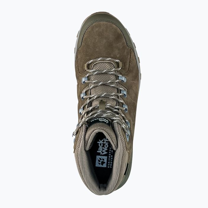 Buty trekkingowe męskie Jack Wolfskin Refugio Texapore Mid cold coffee 5