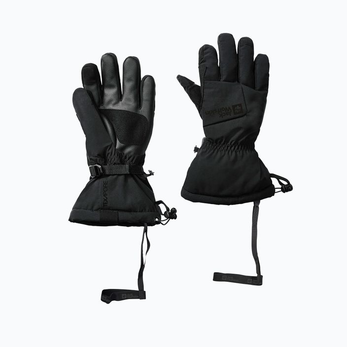 Rękawiczki trekkingowe Jack Wolfskin Big White black