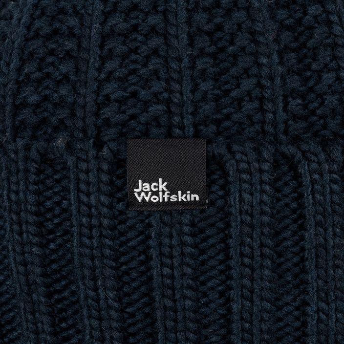 Czapka zimowa damska Jack Wolfskin Highloft Knit Beanie night blue 6