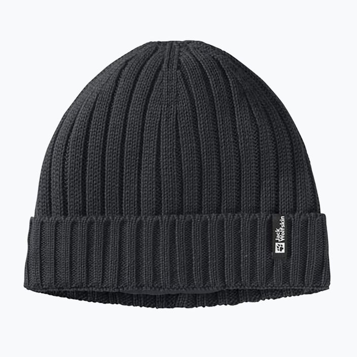 Czapka zimowa Jack Wolfskin Rib Knit black