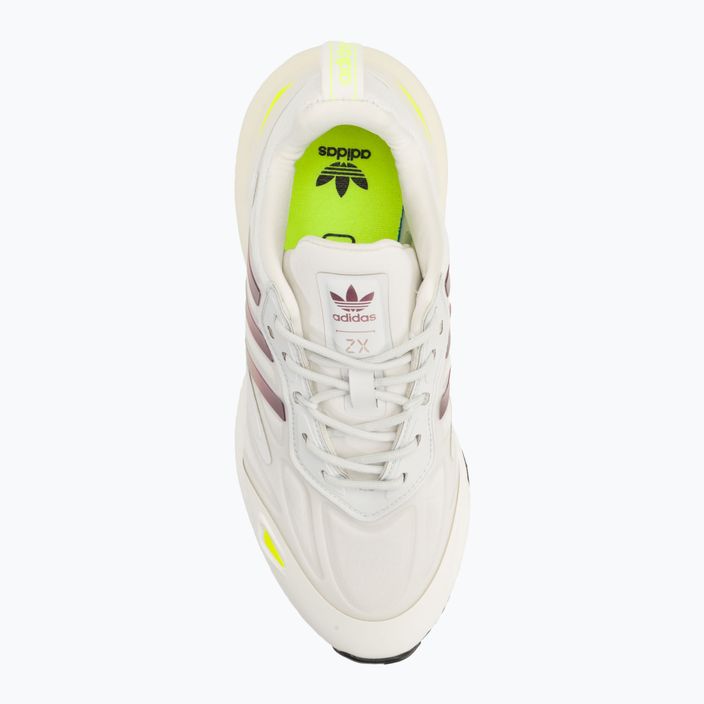 Buty adidas ZX 2K Boost 2.0 crystal white/solar yellow/off white 5