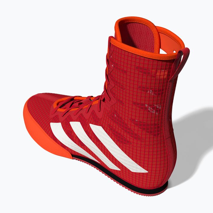 Buty bokserskie męskie adidas Box Hog 4 czerwone GW1403 13