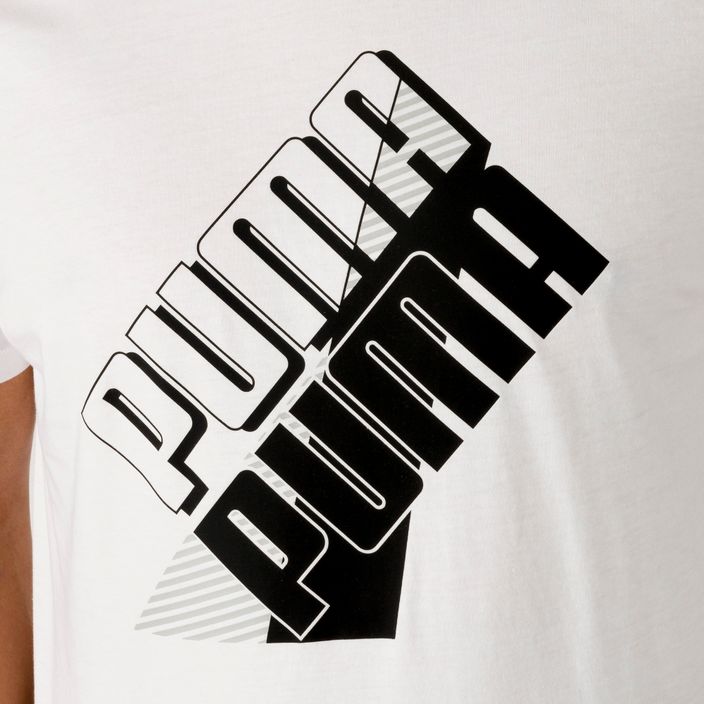 Koszulka męska PUMA Power Logo puma white 6
