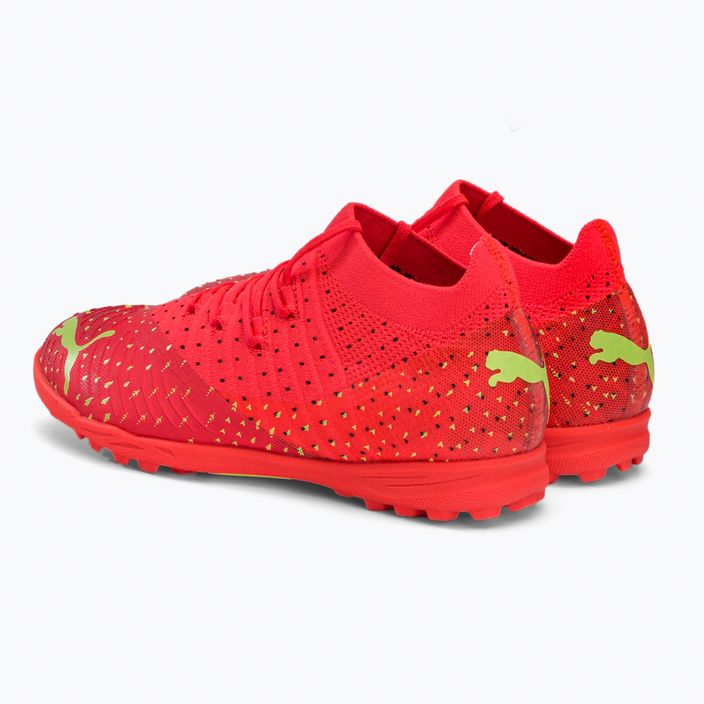 Buty piłkarskie dziecięce PUMA Future Z 3.4 TT fiery coral/fizzy light/puma black/salmon 3