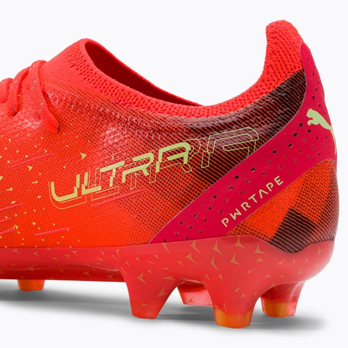 Buty piłkarskie męskie PUMA Ultra Ultimate FG/AG fiery coral/fizzy light 9