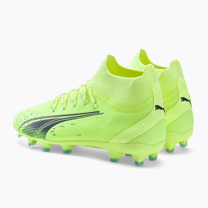 Buty piłkarskie dziecięce PUMA Ultra Pro FG/AG fizzy light/parisian/blue 3