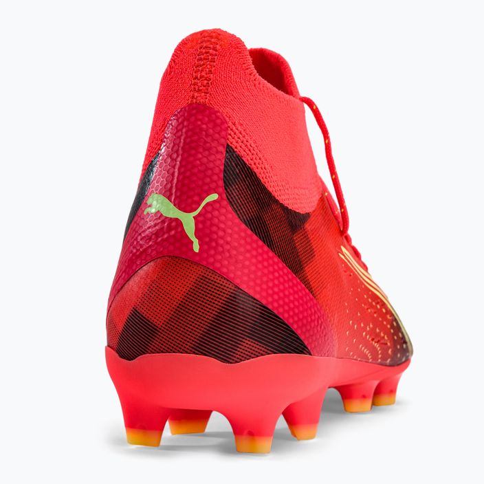 Buty piłkarskie dziecięce PUMA Ultra Pro FG/AG fiery coral/fizzy light/puma black 9