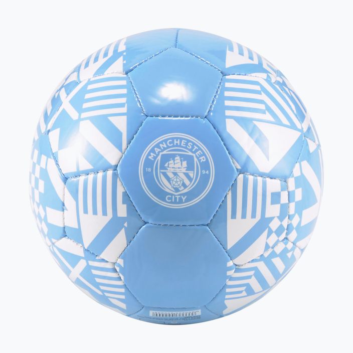 Piłka do piłki nożnej PUMA MCFC Football Culture UBD Mini team light blue rozmiar 1 4