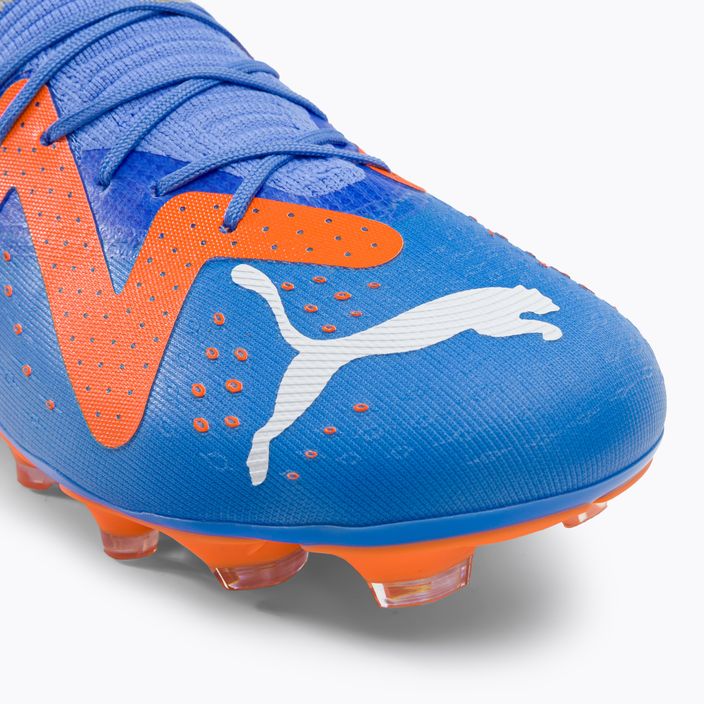 Buty piłkarskie męskie PUMA Future Match FG/AG blue glimmer/puma white/ultra orange 8