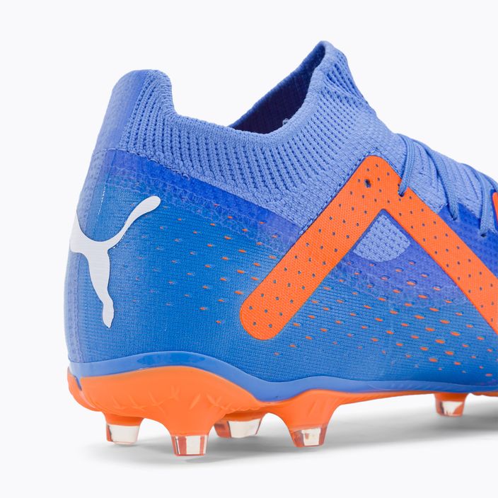 Buty piłkarskie męskie PUMA Future Match FG/AG blue glimmer/puma white/ultra orange 9
