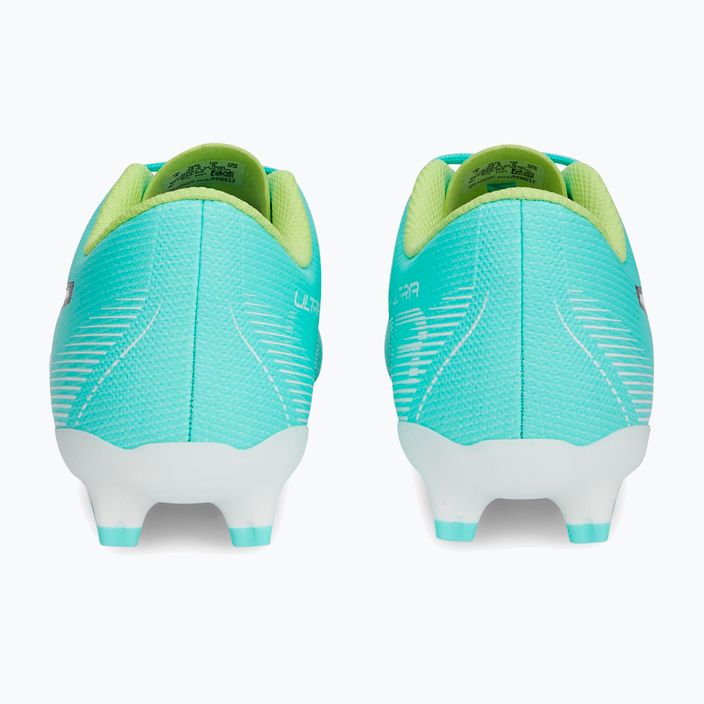 Buty piłkarskie dziecięce PUMA Ultra Play FG/AG electric peppermint/puma white/fast yellow 12