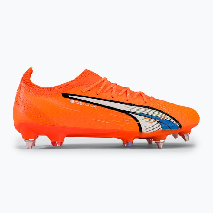 Buty piłkarskie męskie PUMA Ultra Ultimate MXSG ultra orange/puma white/blue glimmer 2