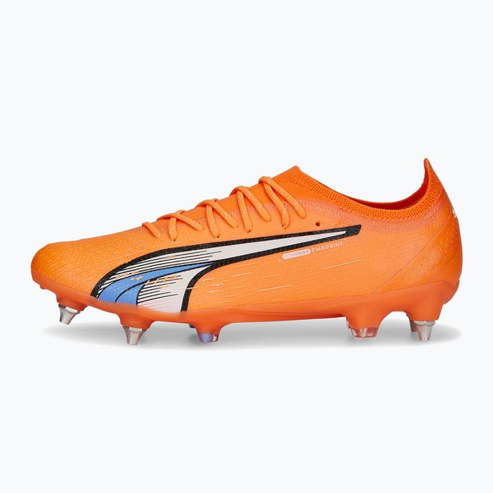 Buty piłkarskie męskie PUMA Ultra Ultimate MXSG ultra orange/puma white/blue glimmer 10