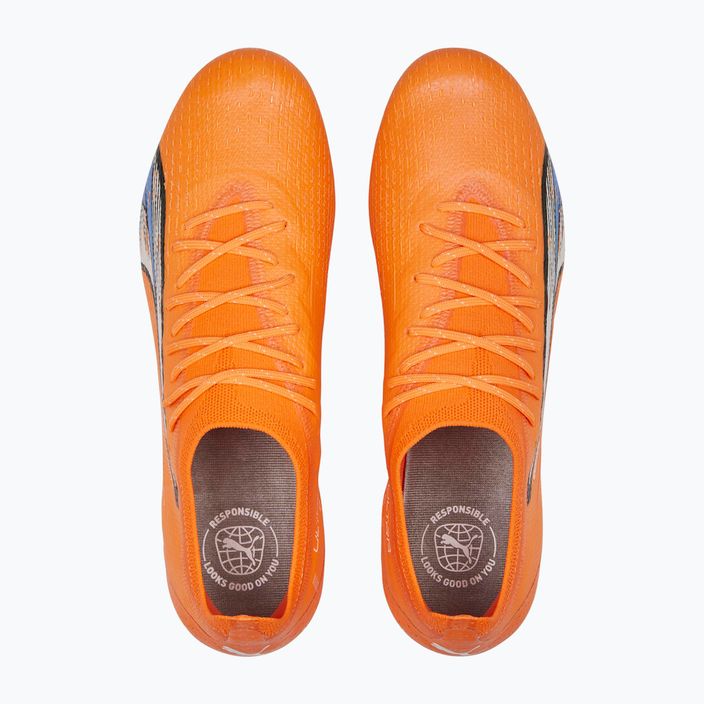 Buty piłkarskie męskie PUMA Ultra Ultimate MXSG ultra orange/puma white/blue glimmer 13