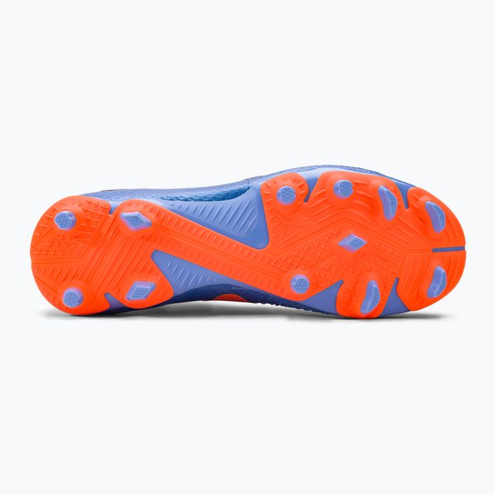 Buty piłkarskie dziecięce PUMA Future Pro FG/AG blue glimmer/puma white/ultra orange 5