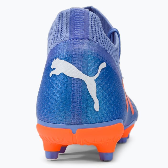 Buty piłkarskie dziecięce PUMA Future Pro FG/AG blue glimmer/puma white/ultra orange 9