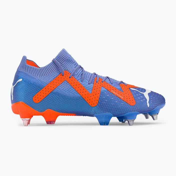 Buty piłkarskie męskie PUMA Future Ultimate MXSG blue glimmer/puma white/ultra orange 2