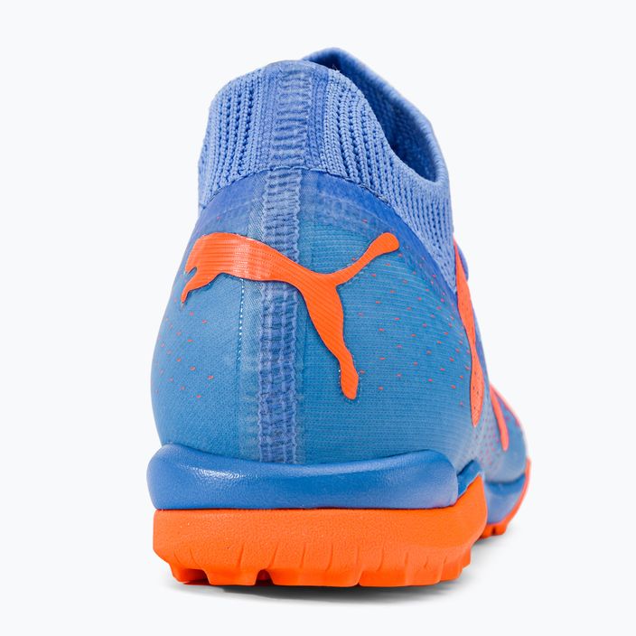 Buty piłkarskie dziecięce PUMA Future Match TT + Mid blue glimmer/puma white/ultra orange 9