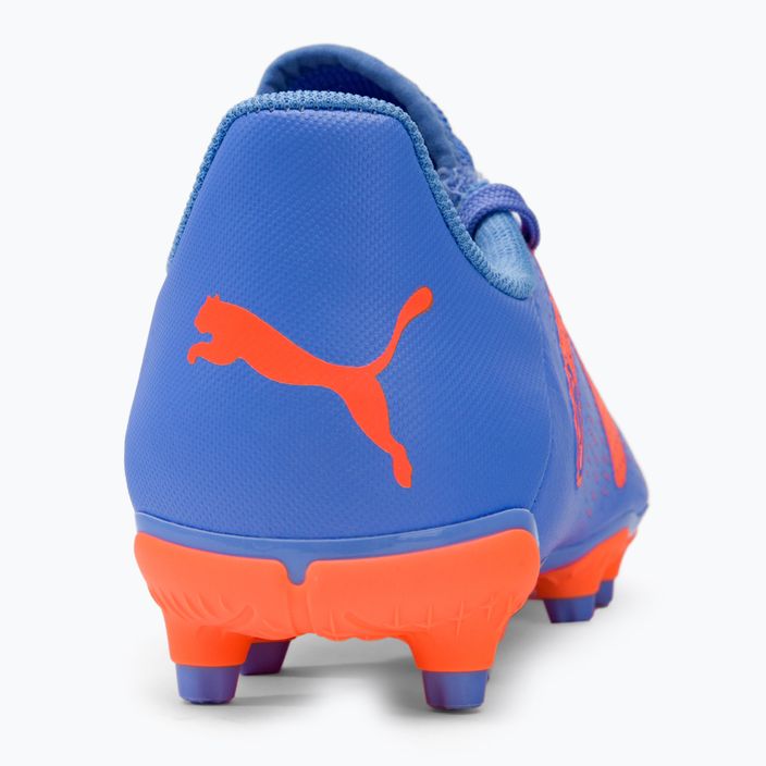 Buty piłkarskie dziecięce PUMA Future Play FG/AG blue glimmer/puma white/ultra orange 9