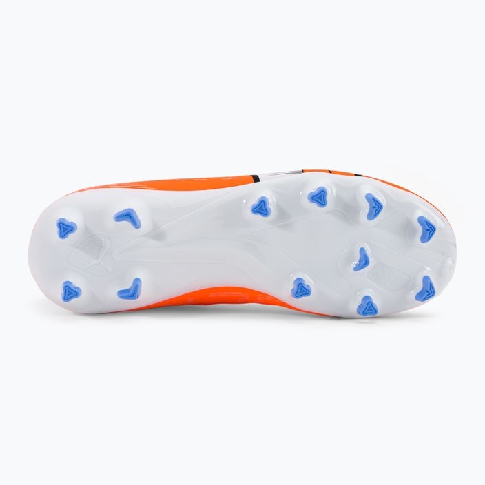 Buty piłkarskie dziecięce PUMA Ultra Play FG/AG ultra orange/puma white/blue glimmer 5