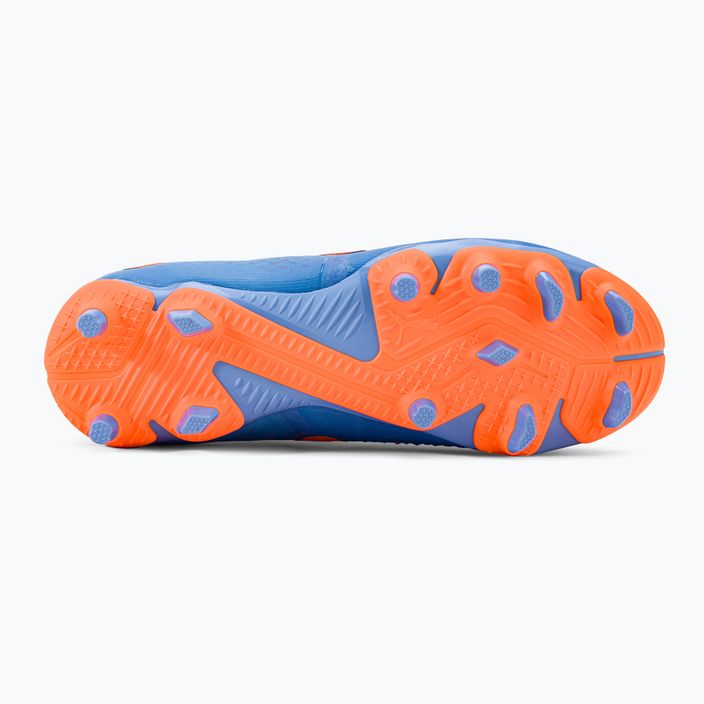 Buty piłkarskie dziecięce PUMA Future Match FG/AG blue glimmer/puma white/ultra orange 5