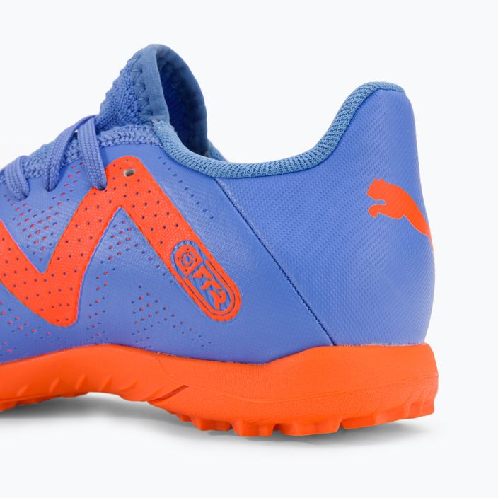 Buty piłkarskie dziecięce PUMA Future Play TT blue glimmer/puma white/ultra orange 8