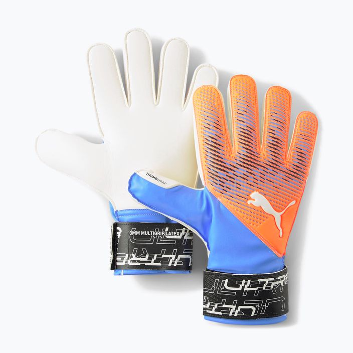 Rękawice bramkarskie PUMA Ultra Protect 3 RC ultra orange/blue glimmer 4