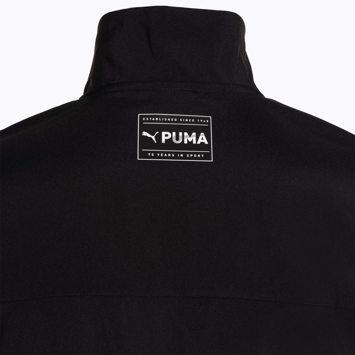 Bluza męska PUMA Fit Heritage Woven 1/2 Zip puma black/fizzy lime 9