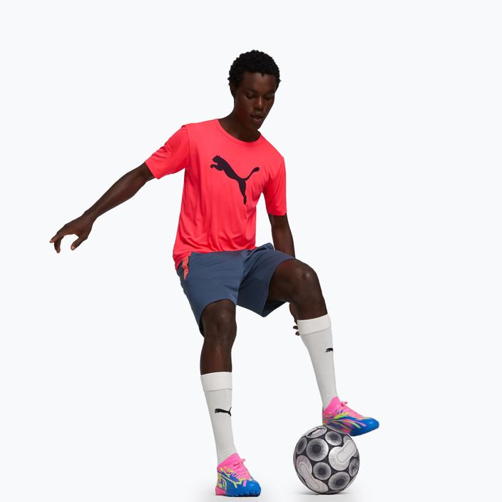 Buty piłkarskie męskie PUMA Ultra Match Energy TT luminous pink/yellow alert/ultra blue 3