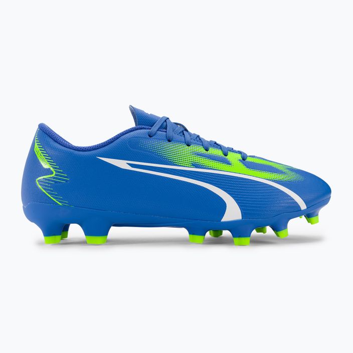 Buty piłkarskie męskie PUMA Ultra Play FG/AG ultra blue/puma white/pro green 2