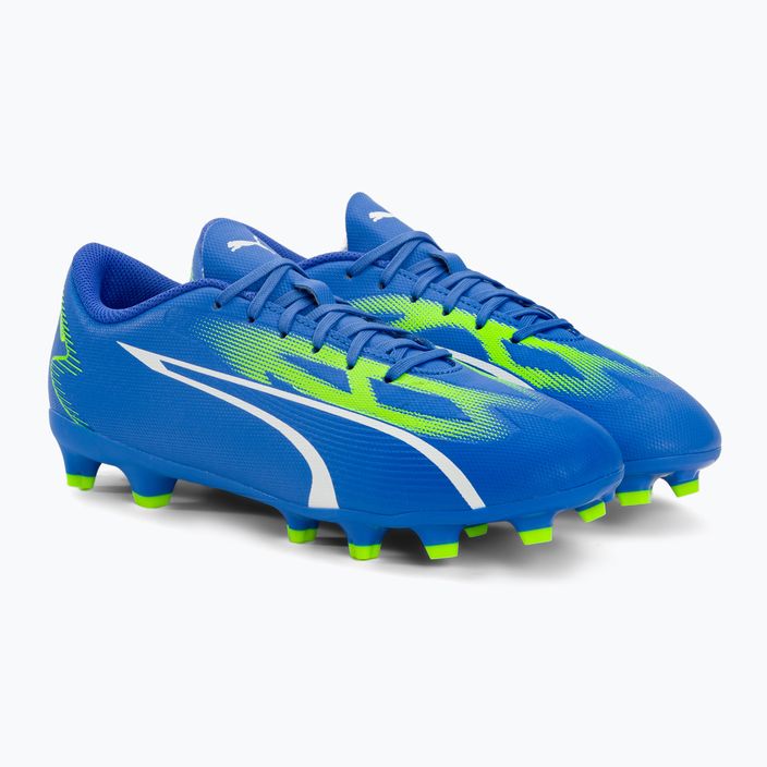 Buty piłkarskie dziecięce PUMA Ultra Play FG/AG ultra blue/puma white/pro green 4