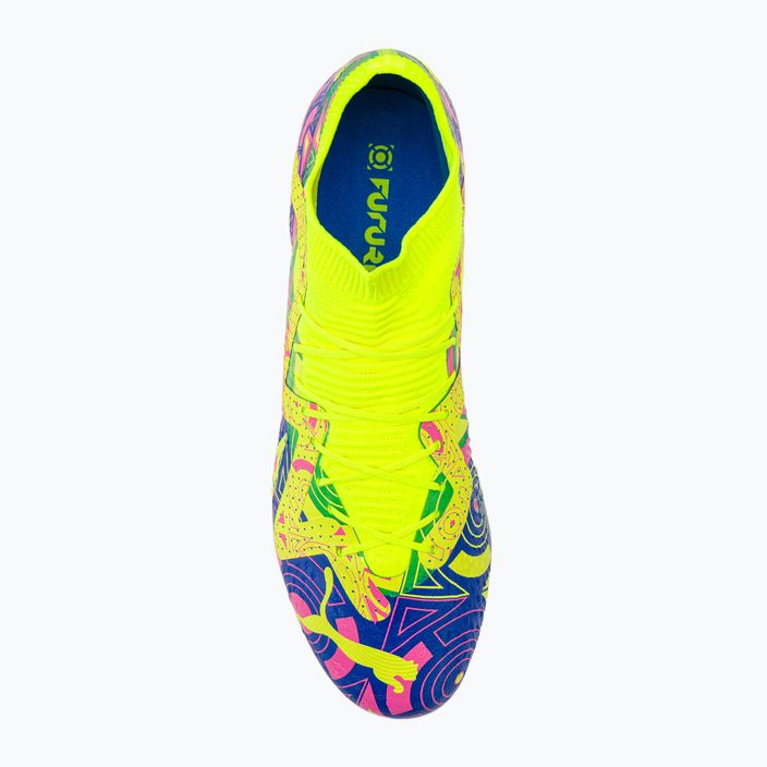Buty piłkarskie męskie PUMA Future Match Energy FG/AG ultra blue/yellow alert/luminous pink 6