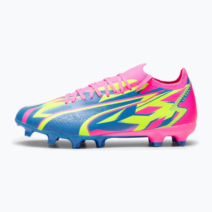 Buty piłkarskie męskie PUMA Ultra Match Energy FG/AG luminous pink/yellow alert/ultra blue 13