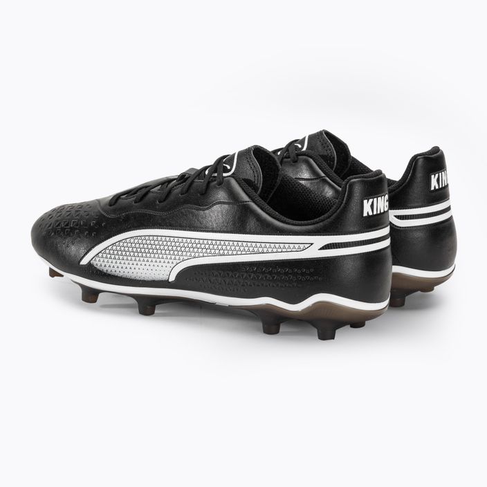 Buty piłkarskie męskie PUMA King Match FG/AG puma black/puma white 3