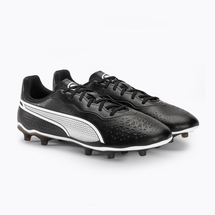 Buty piłkarskie męskie PUMA King Match FG/AG puma black/puma white 4