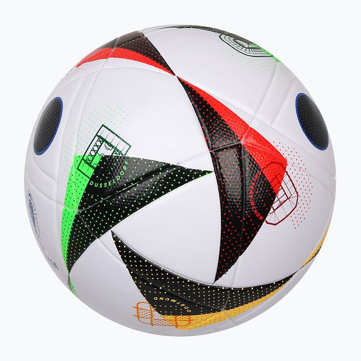 Piłka do piłki nożnej adidas Fussballliebe 2024 League Box EURO 2024 white/black/glow blue rozmiar 5 4