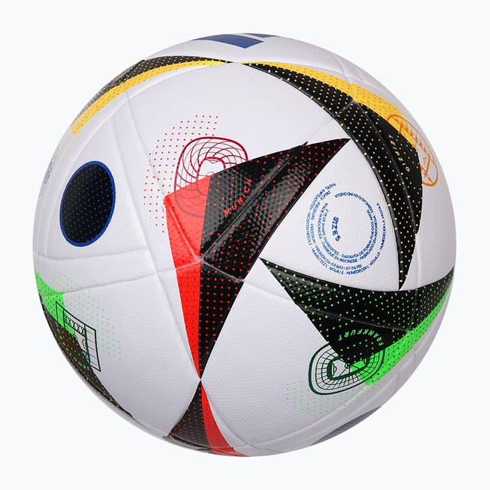 Piłka do piłki nożnej adidas Fussballliebe 2024 League Box white/black/glow blue rozmiar 5 5