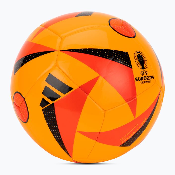 Piłka do piłki nożnej adidas Fussballiebe Club EURO 2024 solar gold/solar red/black rozmiar 5 2