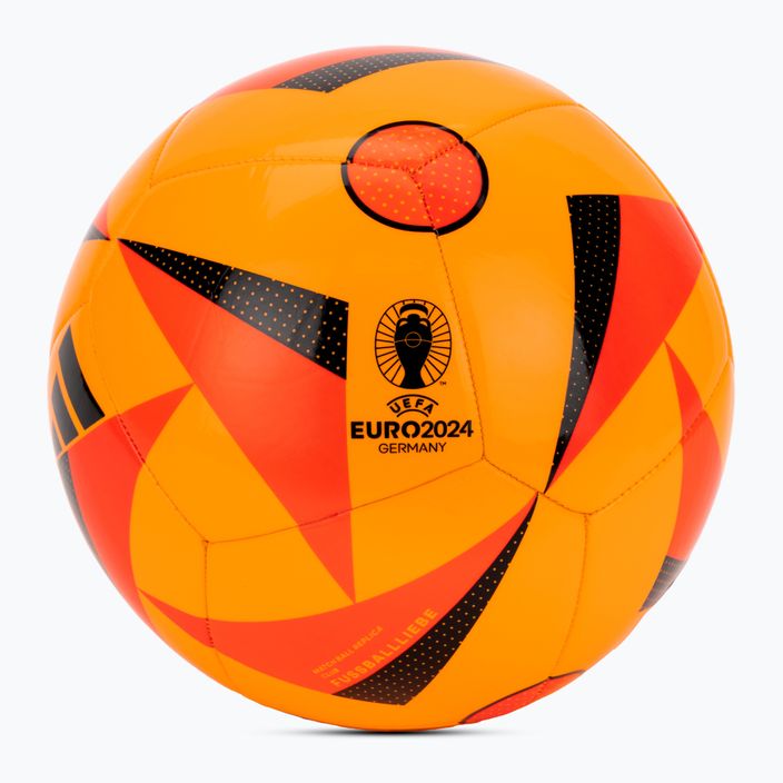 Piłka do piłki nożnej adidas Fussballiebe Club EURO 2024 solar gold/solar red/black rozmiar 4