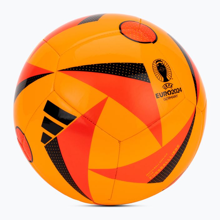 Piłka do piłki nożnej adidas Fussballiebe Club EURO 2024 solar gold/solar red/black rozmiar 4 2