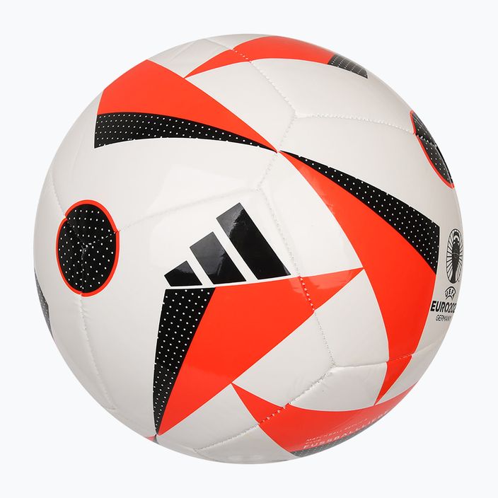 Piłka do piłki nożnej adidas Fussballiebe Club EURO 2024 white/solar red/black rozmiar 4 2
