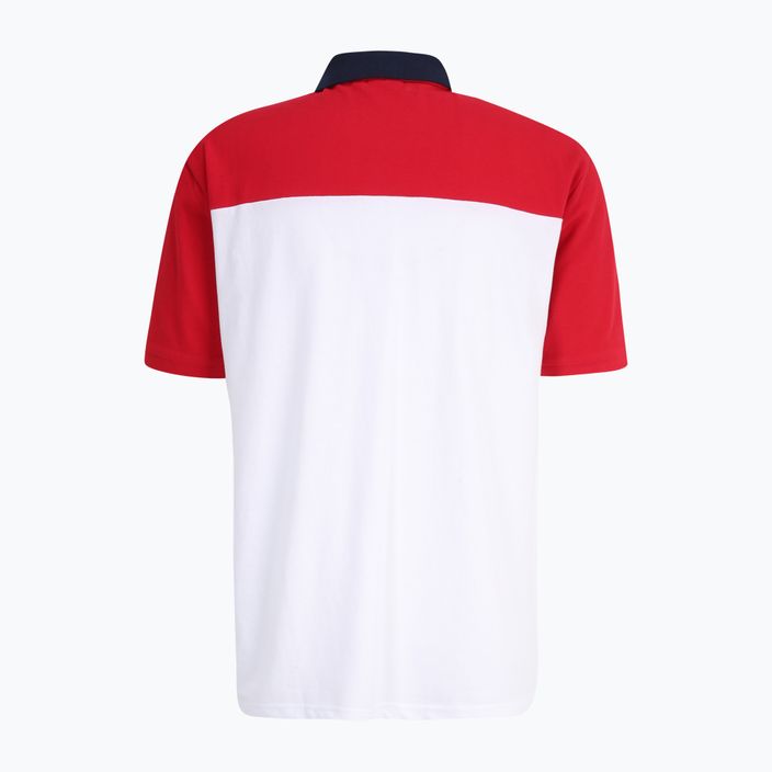 Koszulka polo męska FILA Lianshan Blocked bright white-true red 6